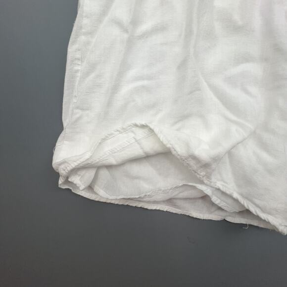 Polly White Ruffle Romper US 6 Tie Strap Summer Casual Beachwear - Picture 4 of 9